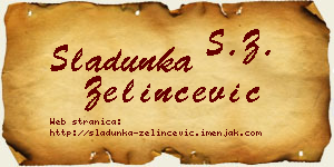 Sladunka Zelinčević vizit kartica